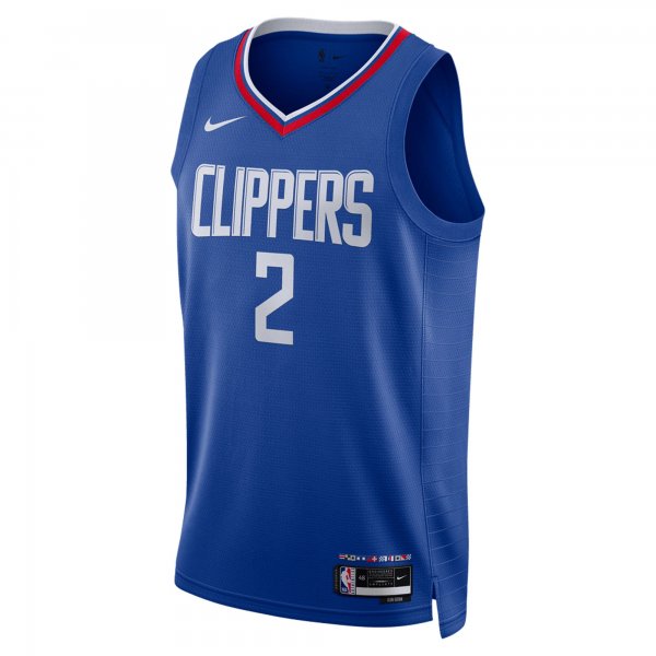 Unisex LA Clippers Kawhi Leonard Nike Royal Swingman Jersey - Icon Edition