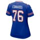 Women's Buffalo Bills David Edwards Nike Royal Game Jersey