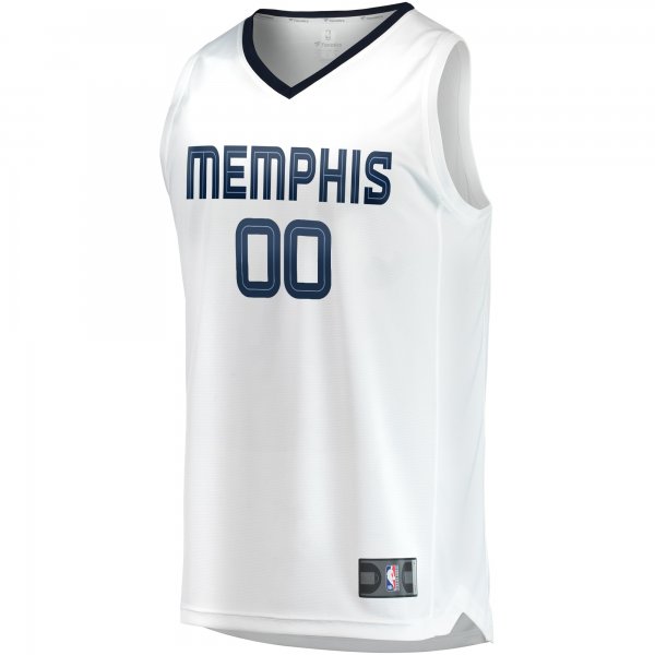 Men's Memphis Grizzlies Fanatics White Fast Break Custom Replica Jersey - Association Edition