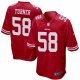 Men's Nike San Francisco 49ers #58 Keena Turner Team Color Game Red NFL Jersey