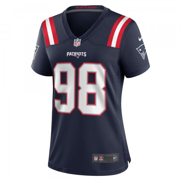 Women's New England Patriots Carl Davis Jr. Nike Navy Game Player Jersey