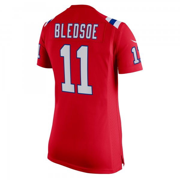 Women's New England Patriots Drew Bledsoe Nike Red Retired Game Jersey