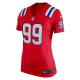 Women's New England Patriots Keion White Nike Red Alternate Team Game Jersey