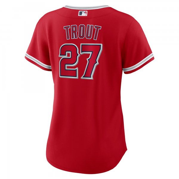 Women's Los Angeles Angels Mike Trout Nike Red Alternate Replica Player Jersey