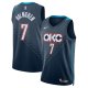 Men's Unisex Oklahoma City Thunder #7 Chet Holmgren Nike Navy 2025/26 Swingman City Edition Jersey