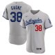 Men's Los Angeles Dodgers #38 Eric Gagne Flexbase Gray Road Jersey