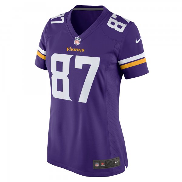 Women's Minnesota Vikings T.J. Hockenson Nike Purple Game Player Jersey