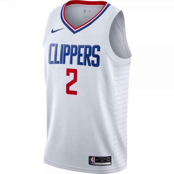 Men's LA Clippers Kawhi Leonard Nike White 2019/2020 Swingman Jersey - Association Edition