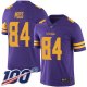 Minnesota Vikings #84 Randy Moss Purple Youth Stitched NFL Limited Rush 100th Season Jersey