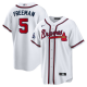 Atlanta Braves #5 Freddie Freeman Nike 2021 World Series Champions Patch Replica Player White Jersey