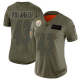 Women's Pittsburgh Steelers #43 Troy Polamalu CamoStitched NFL Limited 2019 Salute to Service Jersey