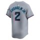 Men's Miami Marlins Jazz Chisholm Jr. Nike Gray Road Limited Player Jersey