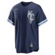 Men's Kansas City Royals Bo Jackson Nike Navy City Connect Replica Player Jersey