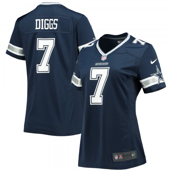 Women's Dallas Cowboys Trevon Diggs Nike Navy Game Jersey