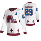 Men's Colorado Avalanche Nathan Mackinnon 2021 Reverse Retro White Jersey