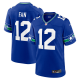 Men's Seattle Seahawks #12 Fan Nike Royal Throwback Player Limited Jersey