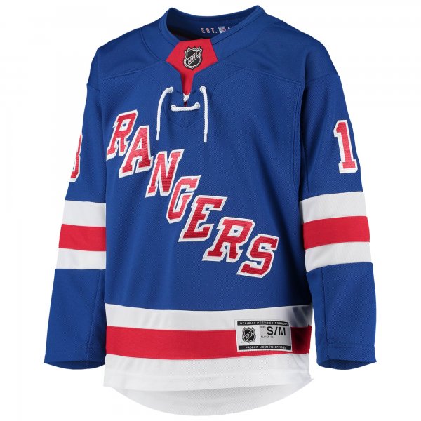 Youth New York Rangers Alexis Lafreniere Blue Home Premier Player Jersey