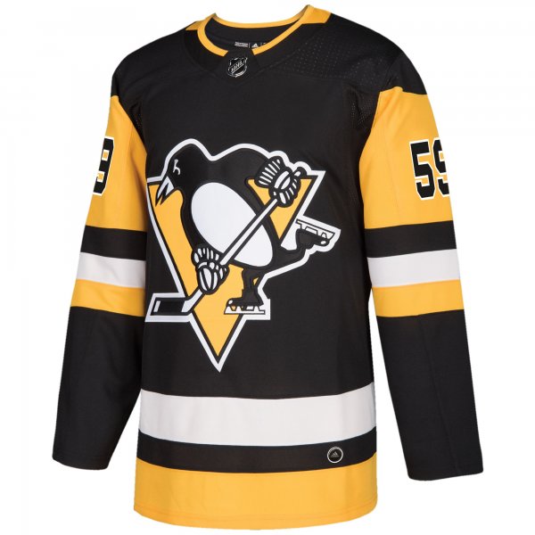 Men's Pittsburgh Penguins Jake Guentzel adidas Black Player Jersey