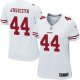 Nike San Francisco 49ers #44 Kyle Juszczyk Women's Game White NFL Jersey