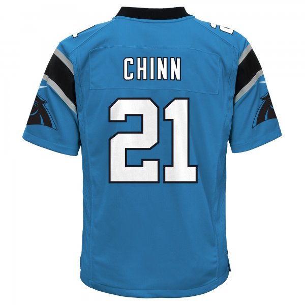 Youth Carolina Panthers Jeremy Chinn Nike Blue Game Jersey