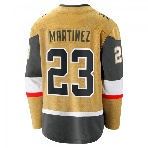 Men's Vegas Golden Knights Alec Martinez Fanatics Gold Home Breakaway Jersey