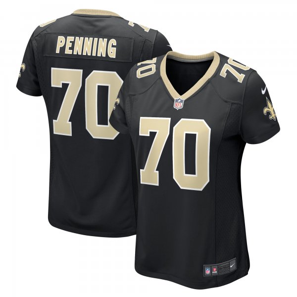 Women's New Orleans Saints Trevor Penning Nike Black Game Player Jersey