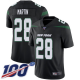 New York Jets #28 Curtis Martin Black Alternate Men's Stitched NFL 100th Season Vapor Limited Jersey