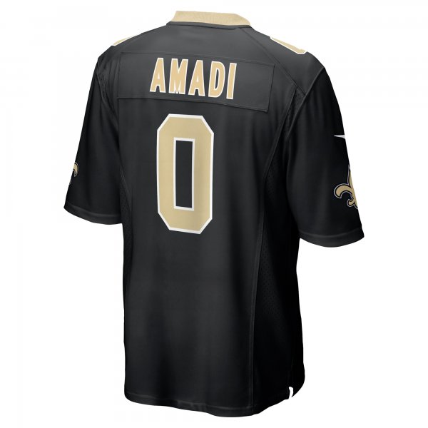 Men's New Orleans Saints Ugo Amadi Nike  Black Team Game Jersey