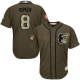 Baltimore Orioles #8 Cal Ripken Green Salute to Service Stitched MLB Jersey