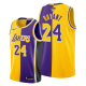 Los Angeles Lakers Kobe Bryant 2020 NBA Finals Bound Gold Purple Jersey Split Special Edition