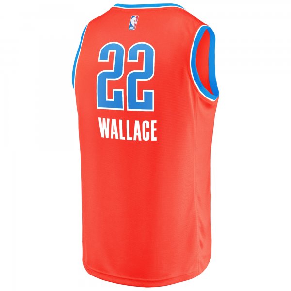 Youth Oklahoma City Thunder Cason Wallace Fanatics Orange Fast Break Replica Player Jersey - Statement Edition