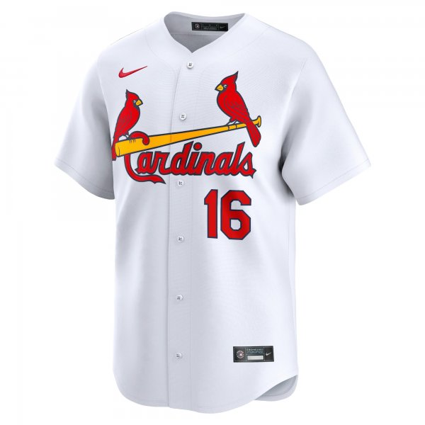 Men's St. Louis Cardinals Nolan Gorman Nike White Home Limited Player Jersey