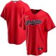 Men's Nike Cleveland Indians Blank Red Alternate 2020 MLB Jersey