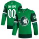 Men's Ottawa Senators  adidas Kelly Green St. Patrick's Day Custom Jersey