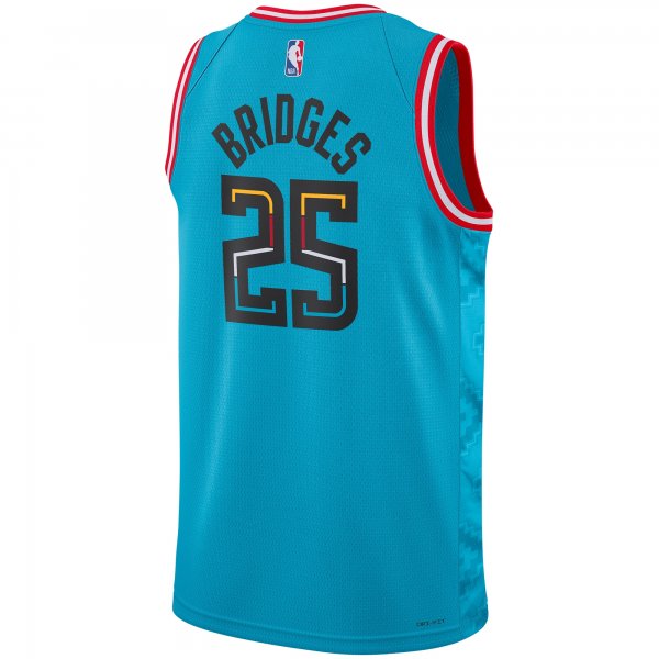 Unisex Phoenix Suns Mikal Bridges Nike Turquoise 2022/23 Swingman Jersey - City Edition