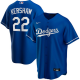 Men's Nike Los Angeles Dodgers #22 Clayton Kershaw Nike Royal Alternate 2020 MLB Jersey