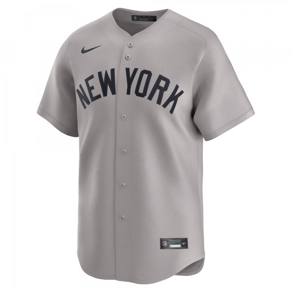 Men's New York Yankees Gerrit Cole Nike Gray Away Limited Player Jersey