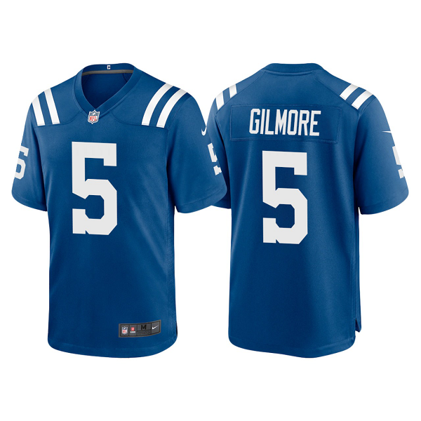 Men's Nike NFL Indianapolis Colts Stephon Gilmore #5 Royal Limited Jersey