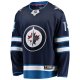 Men's Winnipeg Jets Ville Heinola Fanatics Navy Home Breakaway Player Jersey