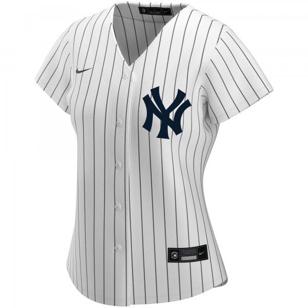 Women's New York Yankees Nike White Home Replica Custom Jersey