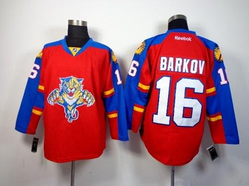 Florida Panthers #16 Aleksander Barkov Red Home Stitched NHL Jersey