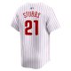 Men's Philadelphia Phillies Garrett Stubbs Nike White Home Limited Player Jersey