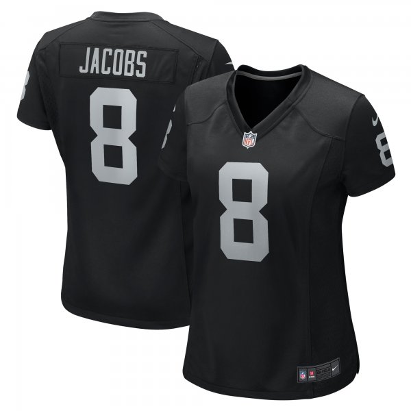 Women's Las Vegas Raiders Josh Jacobs Nike Black Game Player Jersey