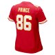 Women's Kansas City Chiefs Gerrit Prince Nike  Red Team Game Jersey