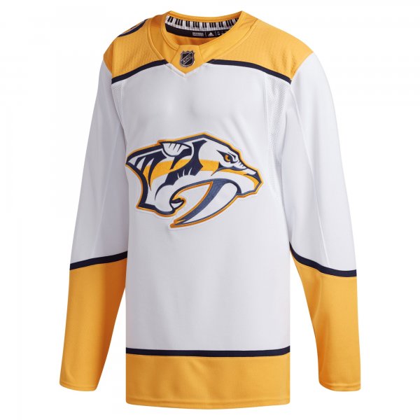 Men's Nashville Predators adidas White Away Jersey