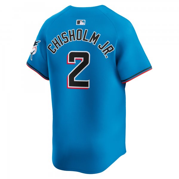 Men's Miami Marlins Jazz Chisholm Jr. Nike Blue Alternate Limited Player Jersey