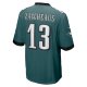 Men's Philadelphia Eagles Olamide Zaccheaus Nike Midnight Green Game Jersey