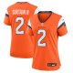 Women's Denver Broncos Patrick Surtain II Nike Orange Game Jersey