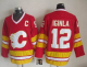 Calgary Flames #12 Jarome Iginla Red CCM Throwback Stitched NHL Jersey