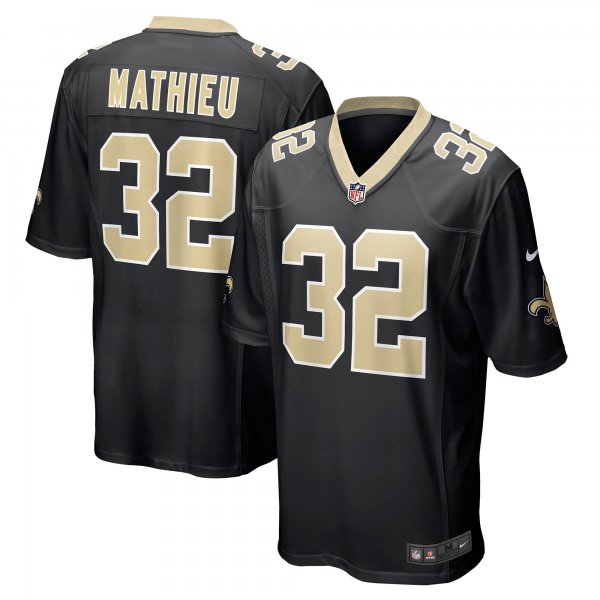 Youth New Orleans Saints Tyrann Mathieu Nike Black Game Jersey